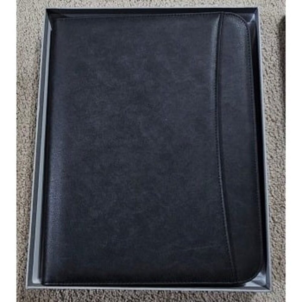 New Portfolios Padfolio Binder - Professional Faux Leather Travel Organizer